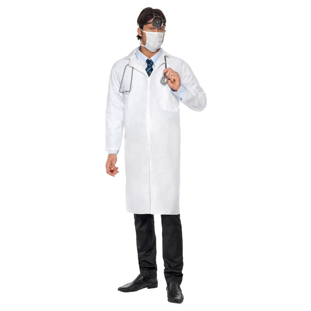 Arztkittel Lang Laborkittel Kostüm Arztkostüm Artz Labor Kittel für Kinder Weiß 