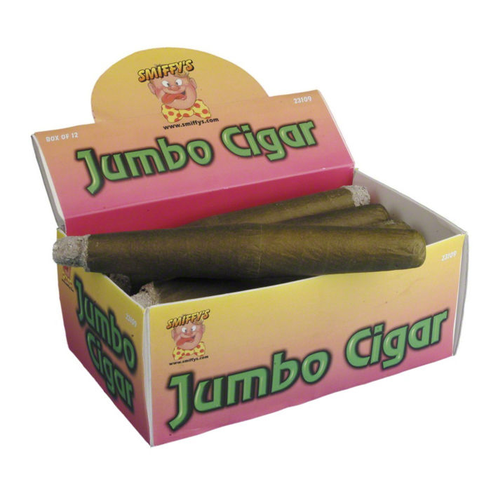 Zigarren-Attrappe / Scherzartikel Jumbo Zigarre aus Papier, ca. 20 cm Bild 2