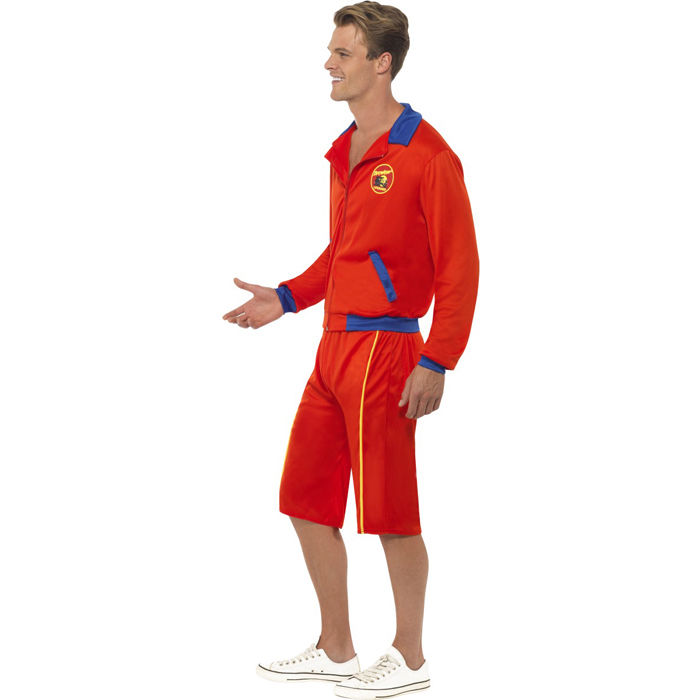 Kostüm Baywatch Rettungsschwimmer, rot, Gr. L Bild 2