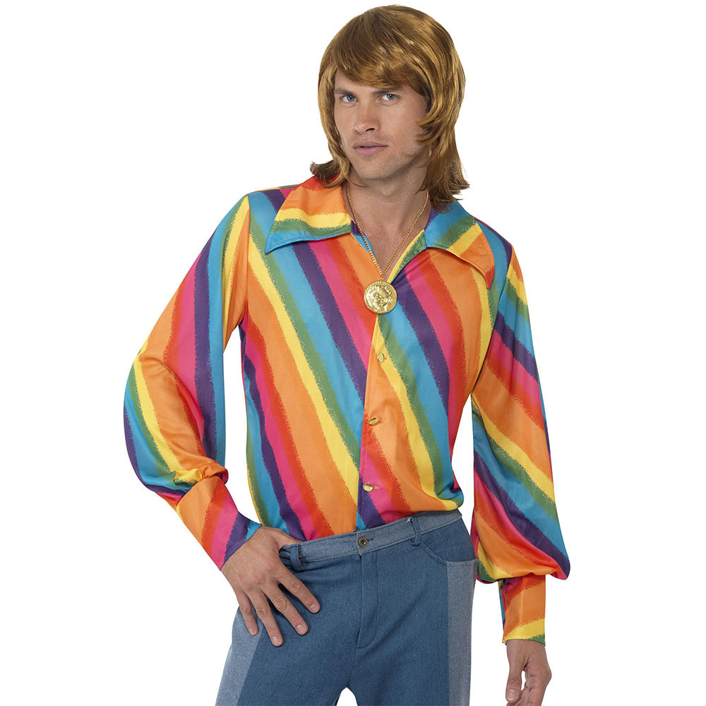 Herren-Hemd Rainbow-Hippie, Größe: M