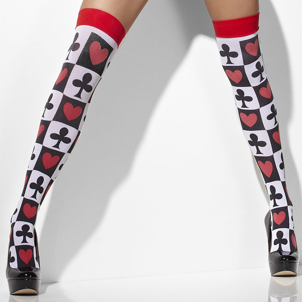 Strmpfe Overknees Poker, blickdicht