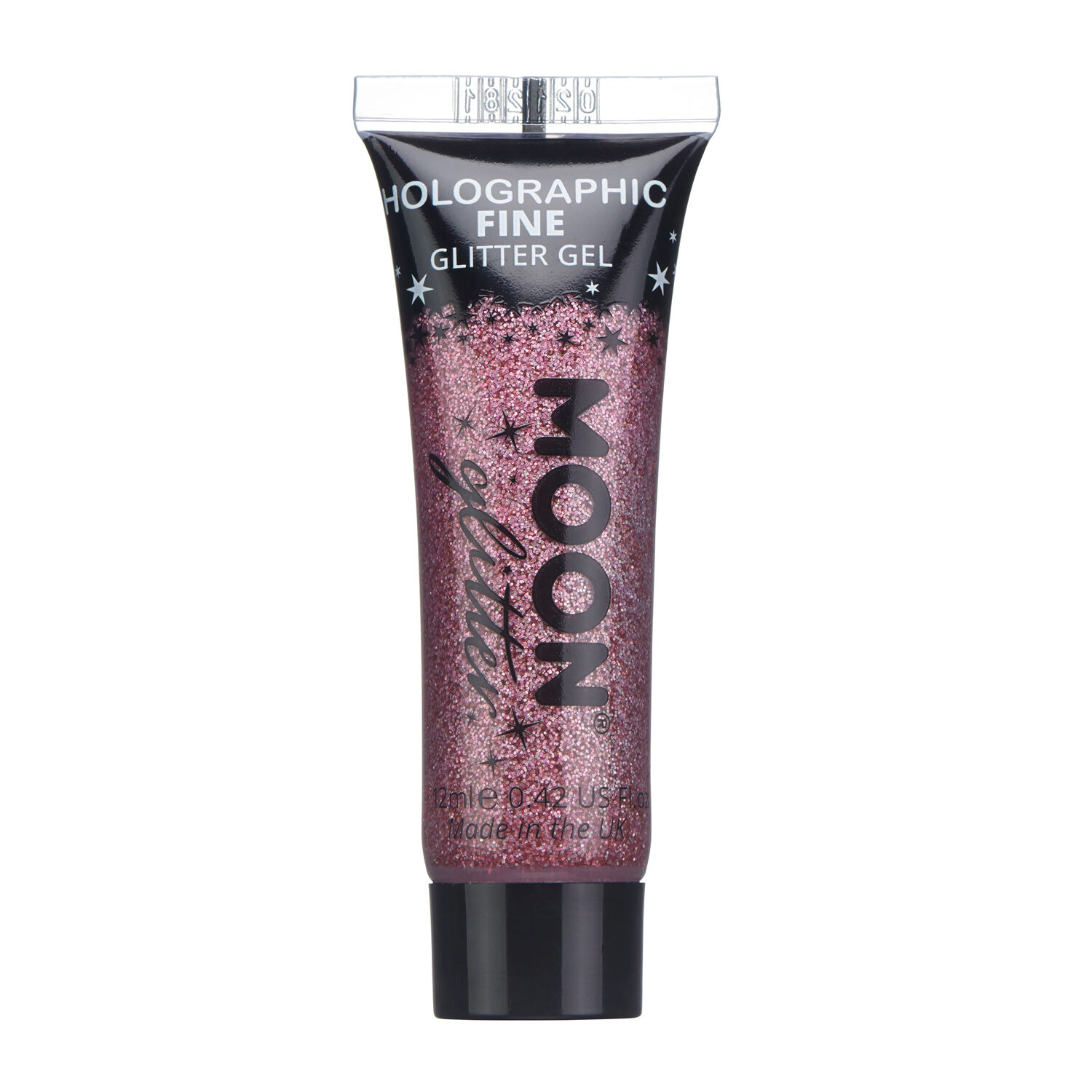 SALE Moon Creations Glitzer Schminkgel holographisch, fein, 12 ml, pink