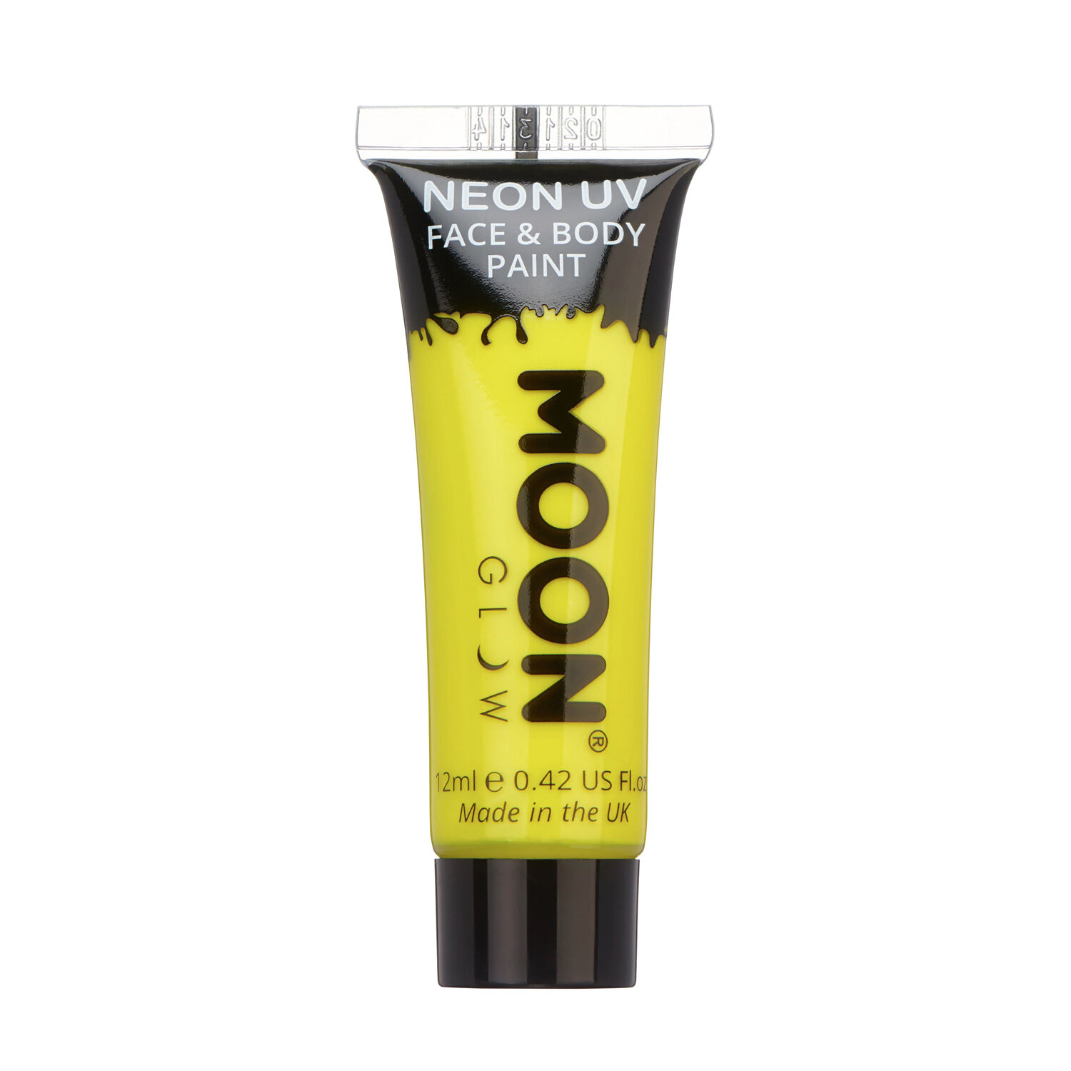 SALE Moon Creations Neon UV-Gesichts- und Krperschminke 12ml, gelb
