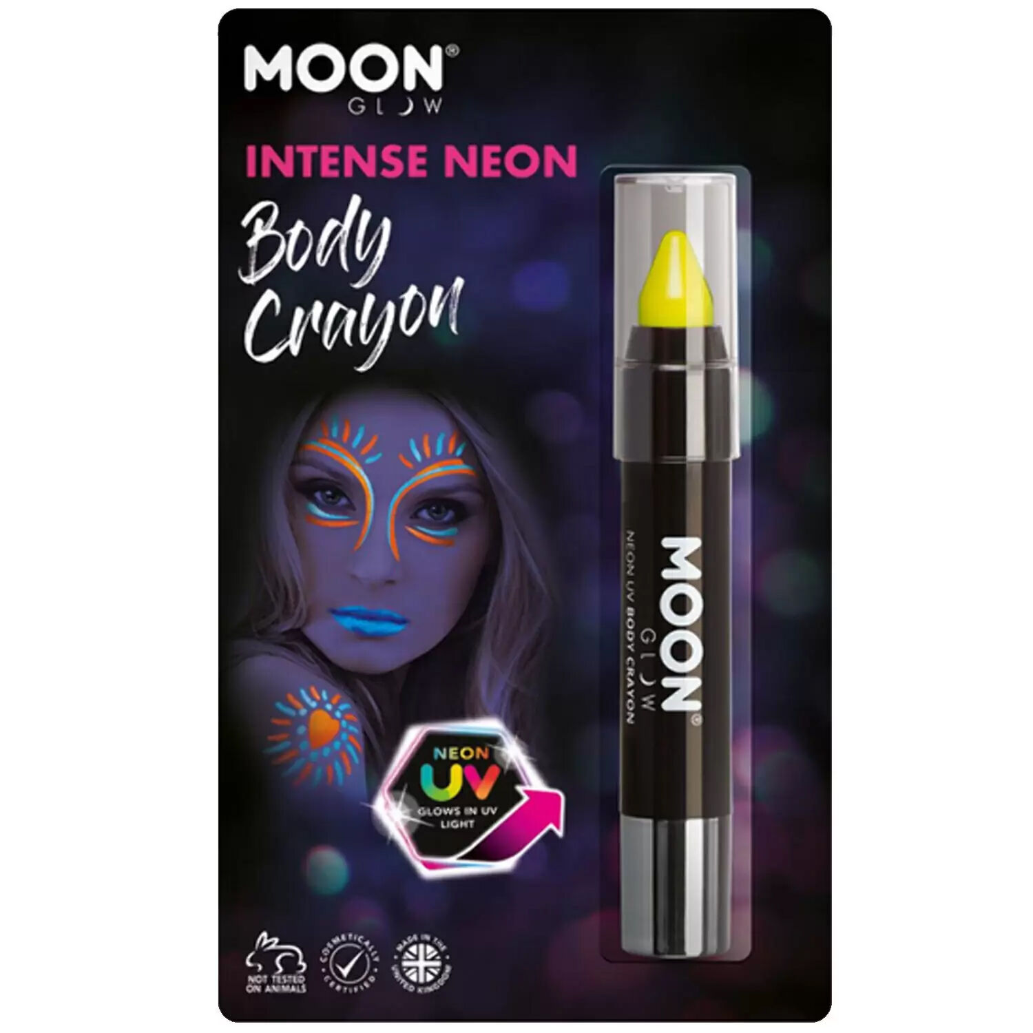 SALE Moon Creations Neon UV-Schminkstift, 3.5g, gelb Bild 2