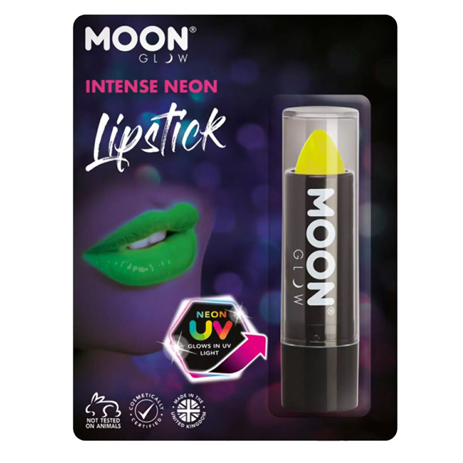 SALE Moon Creations Neon UV-Lippenstift, 5g, gelb Bild 2