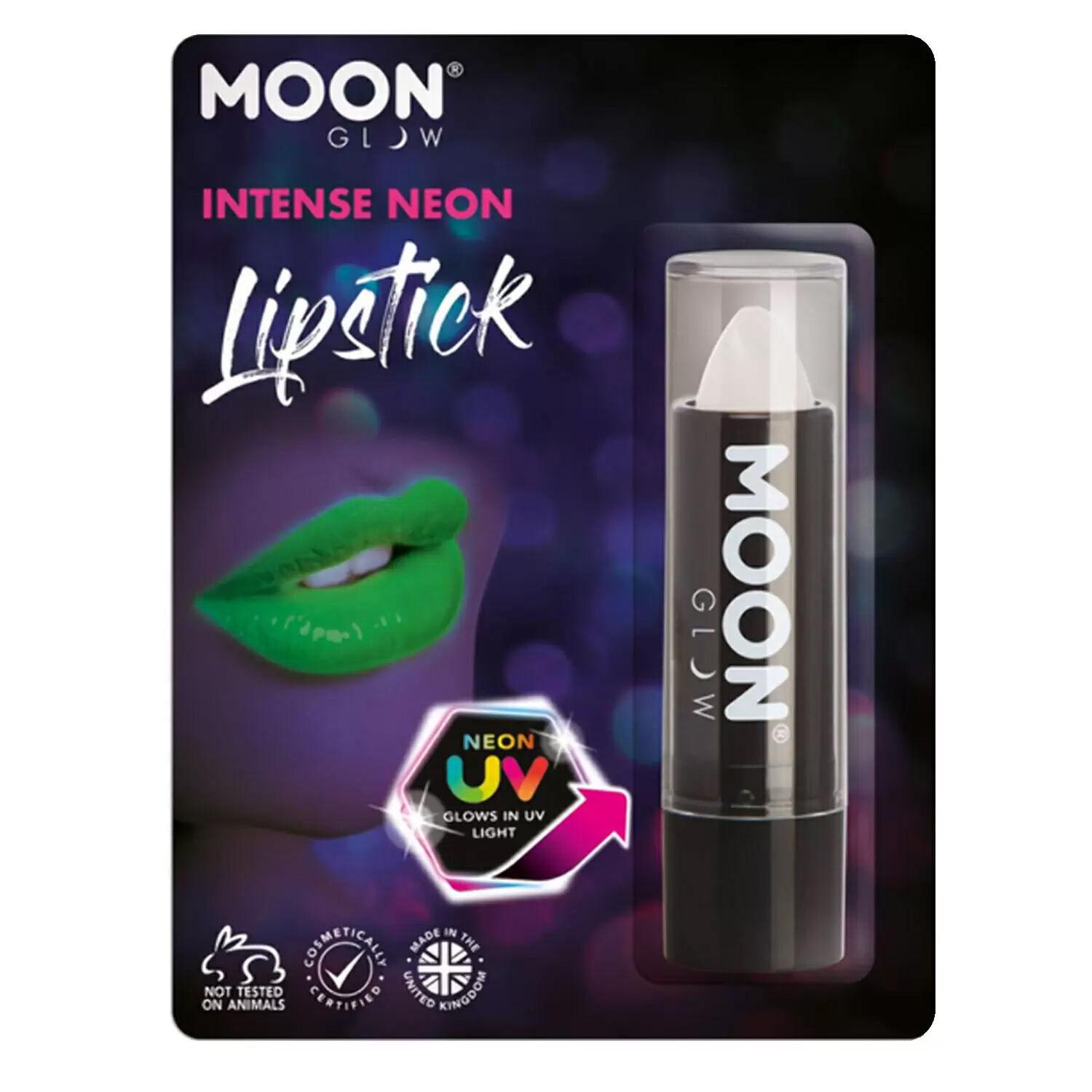 SALE Moon Creations Neon UV-Lippenstift, 5g, wei Bild 2