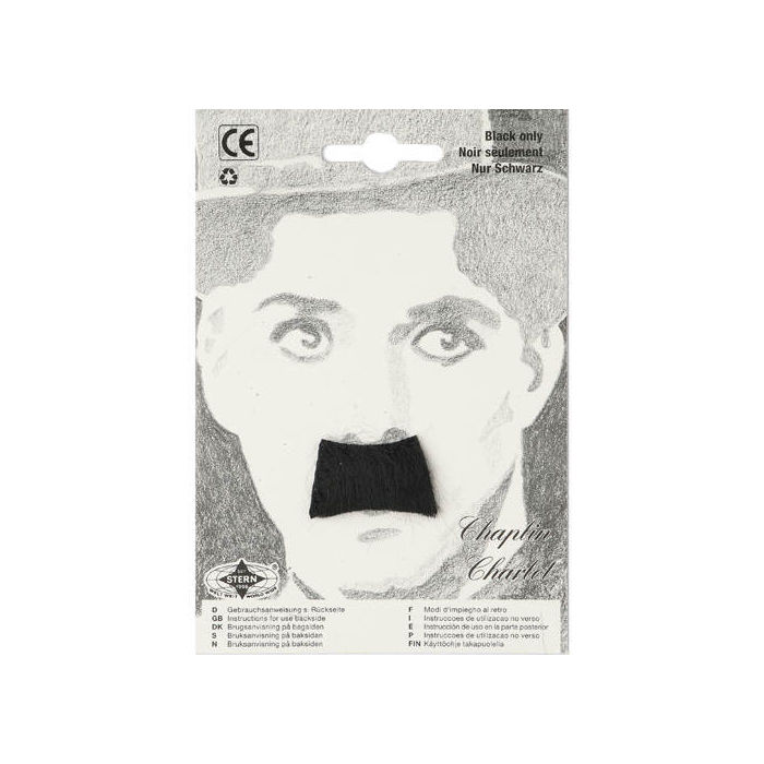 SALE Schnurrbart Chaplin, schwarz