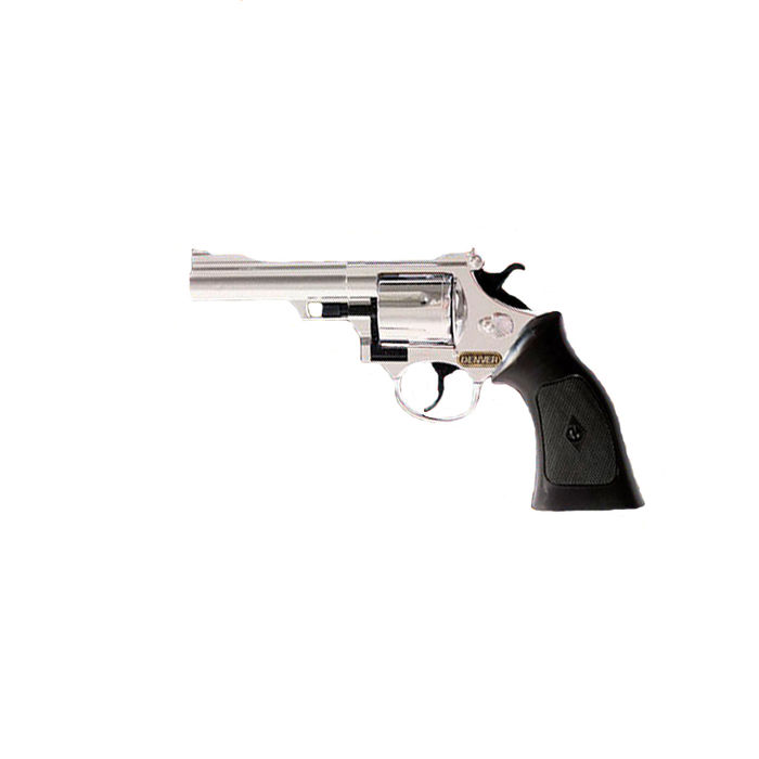 Cowboy-Pistole Denver Chrom, 12-Schuss-Colt Bild 2