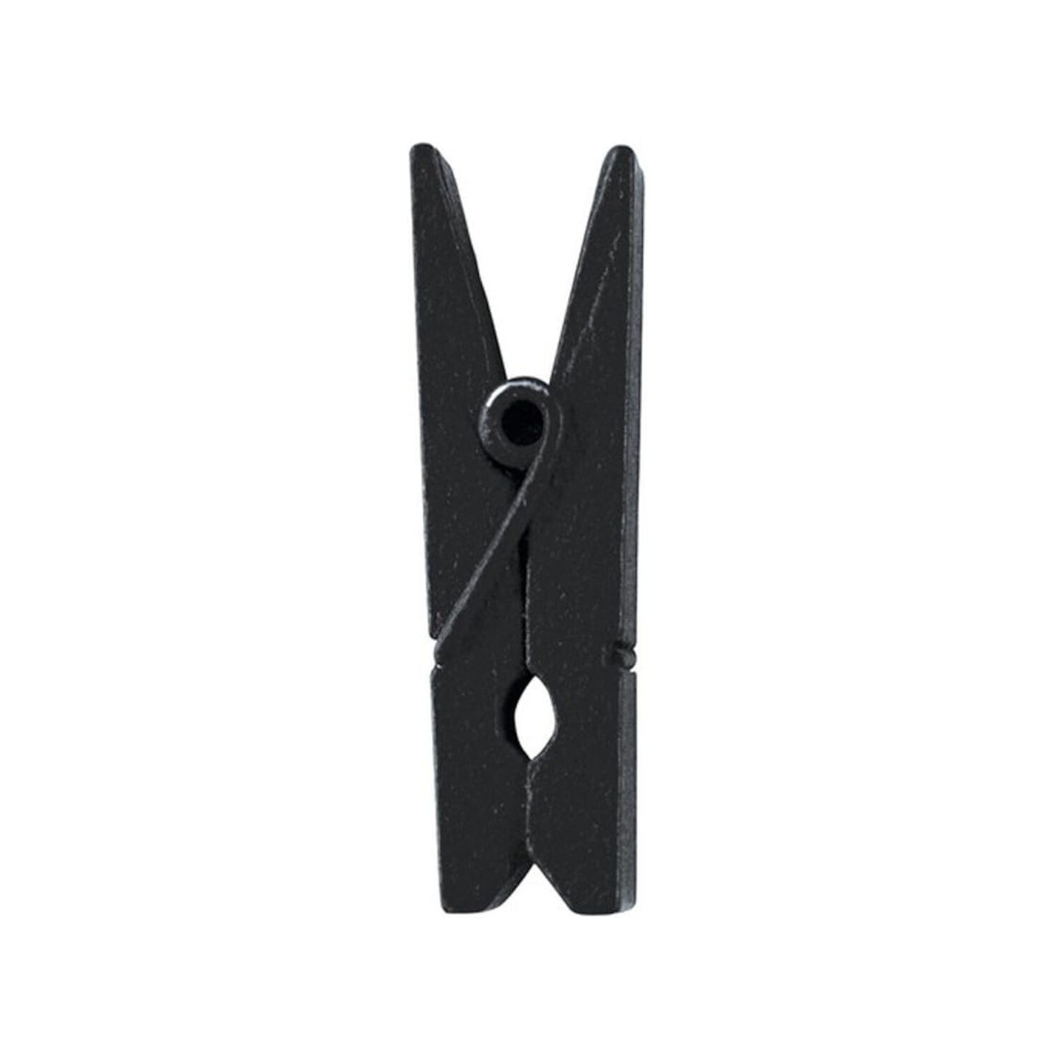Mini-W�scheklammern schwarz, 3,5 cm, 12 Stk