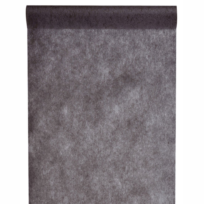 Tischlufer schwarz, 30cm x 10m