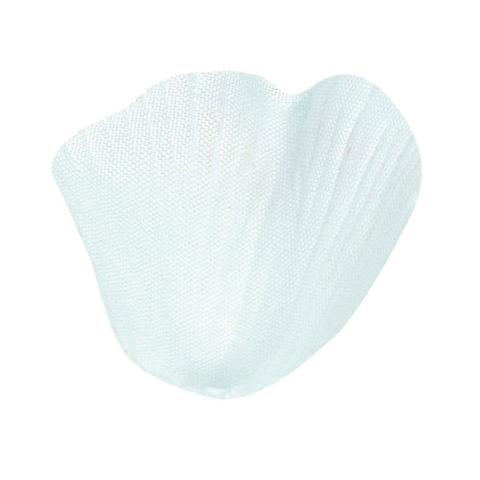 SALE Rosenbltter mit Blatt, wei,  5 cm, 100 Stk.