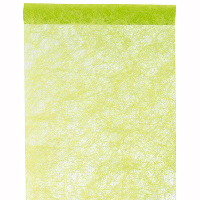 Tischlufer in Faseroptik, 30 cm x 5 m auf der Rolle, Grn