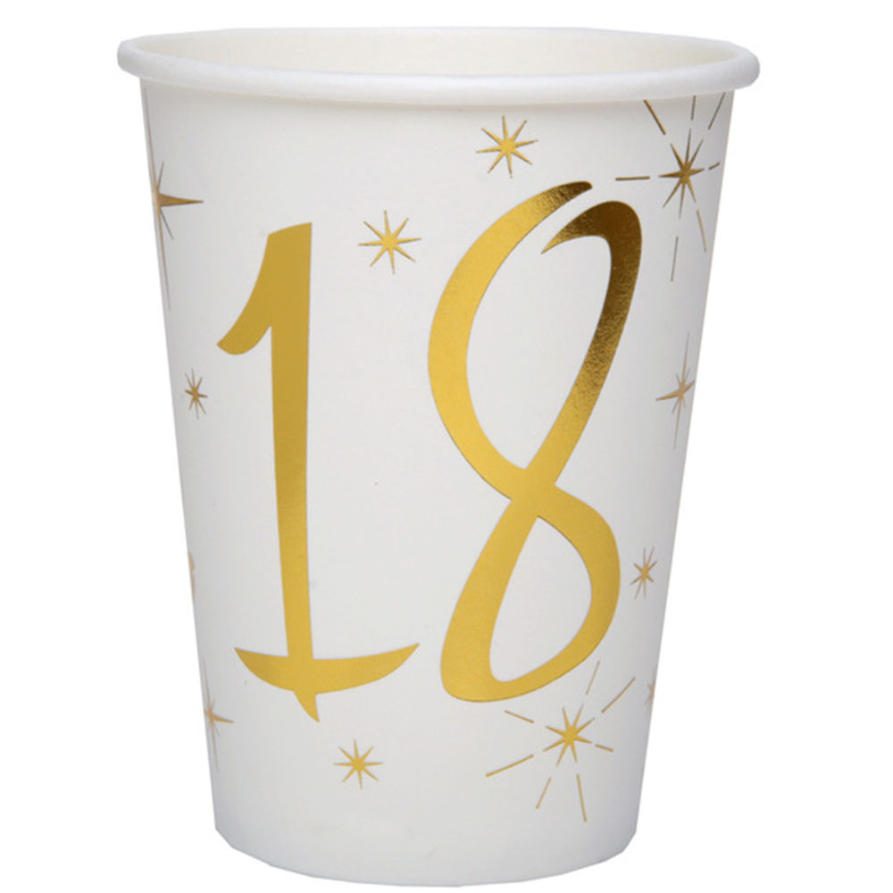Partybecher Trinkbecher Birthday Party 0,2 l Geburtstag Party Deko 