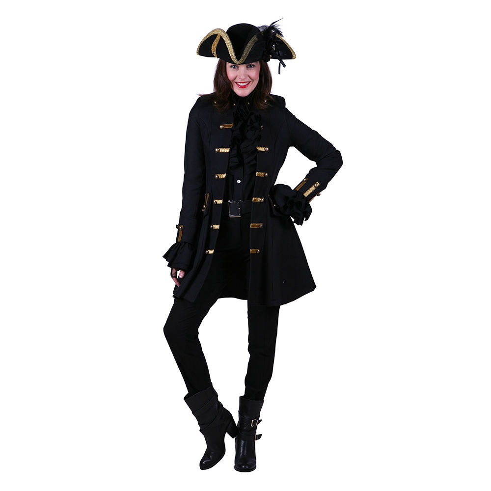 Damen-Kostüm Jacke Piratin Jane, Gr. XXXL