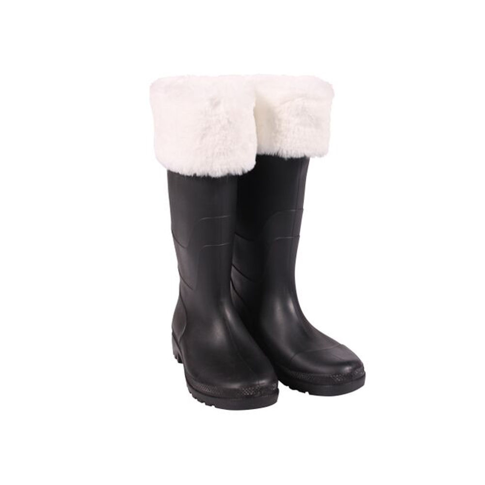 Stiefel Weihnachtsmann mit Fell, Gr. 45