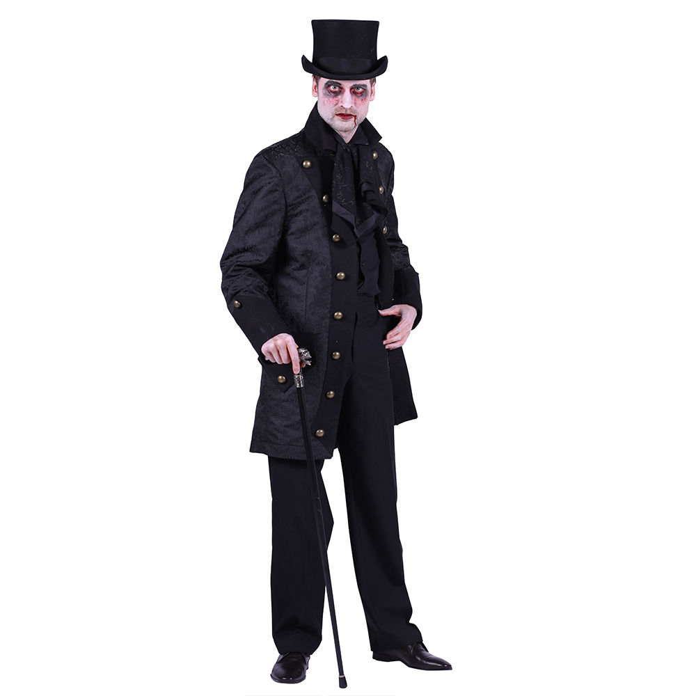 Herren-Kostüm Jacke Gothic Lord, schwarz, Gr. L Bild 2