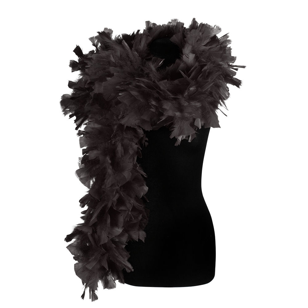 Federboa Deluxe, schwarz, 180gr. 180cm