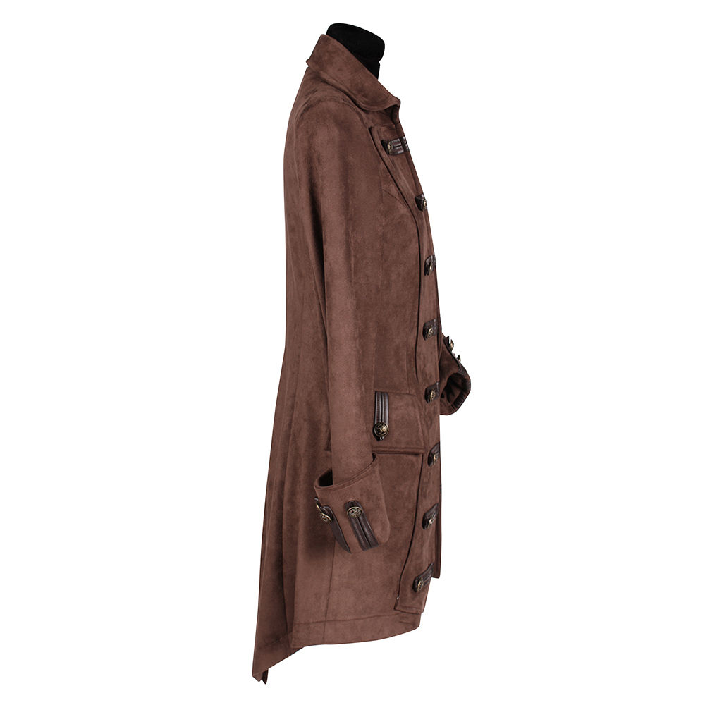 braun Seeräuberin Piratenparty Damen-Jacke Piratin de Luxe 