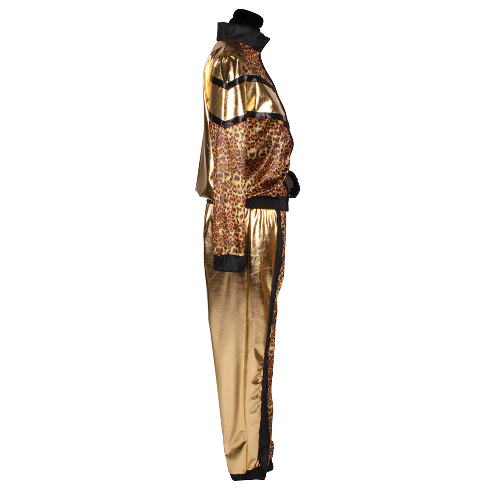 Damen-Kostüm Trainingsanzug Tigerqueen, gold-braun, Gr. M Bild 2