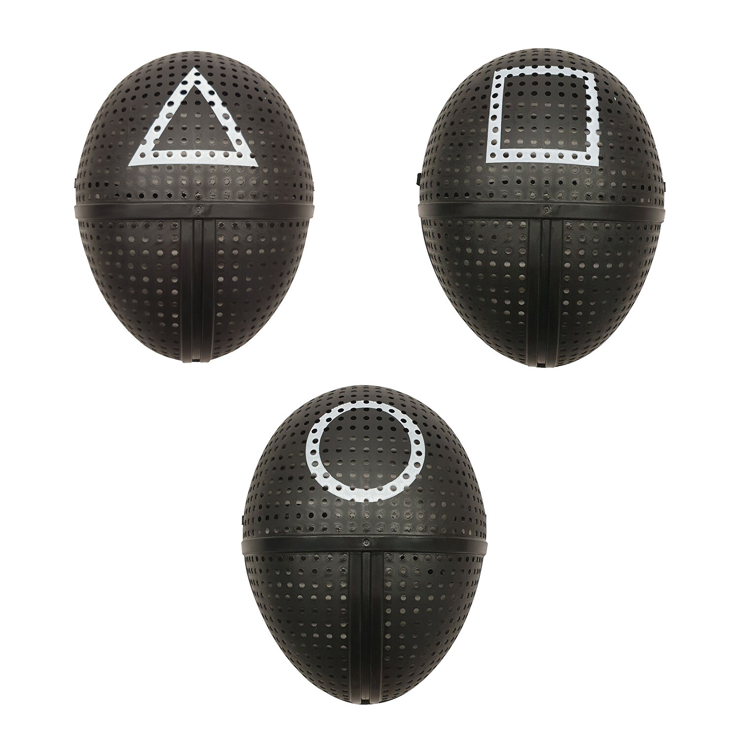 SALE Maske Rund fr Spiel-Meister / Game Master / Aufseher, schwarz Bild 2
