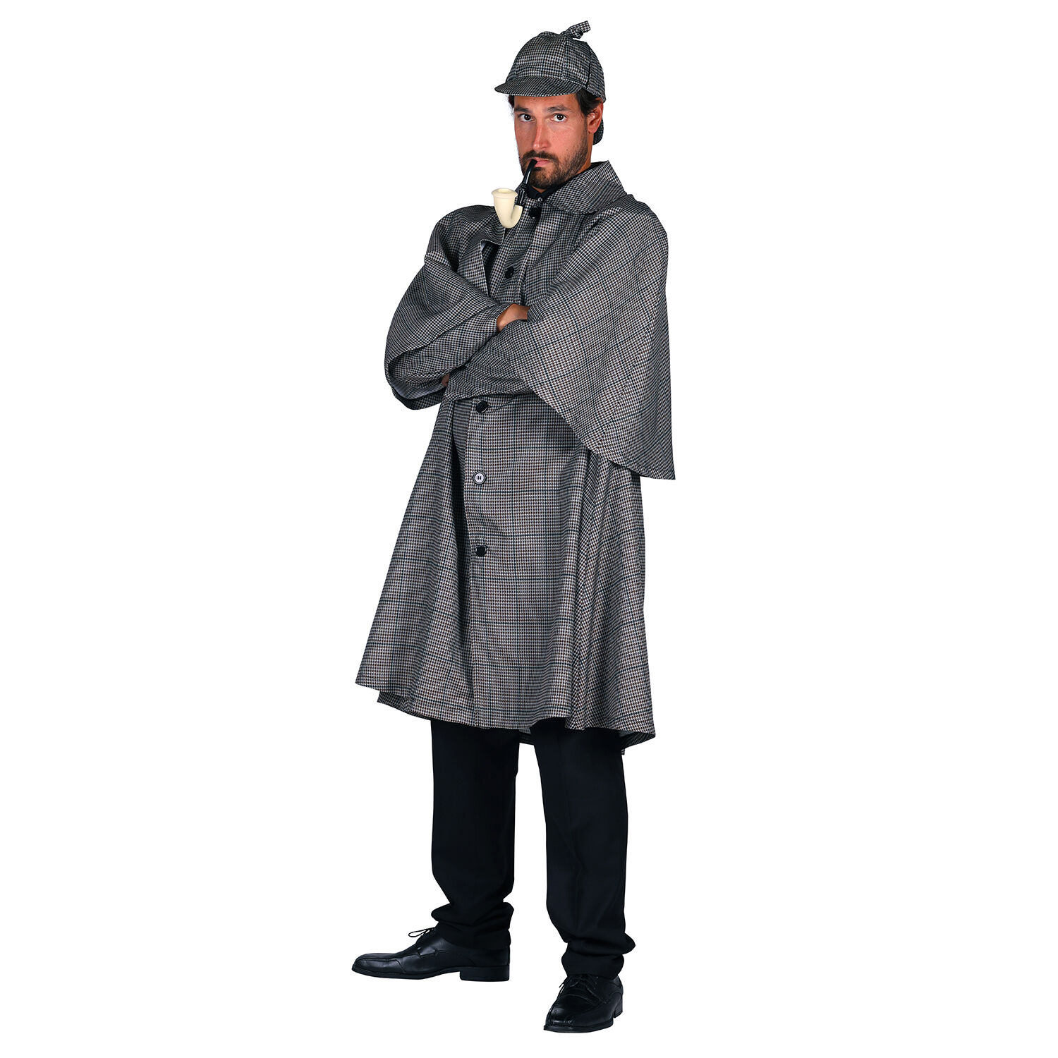 NEU Herren-Kostm Sherlock Holmes, Detektiv-Mantel, Gr. S Bild 3