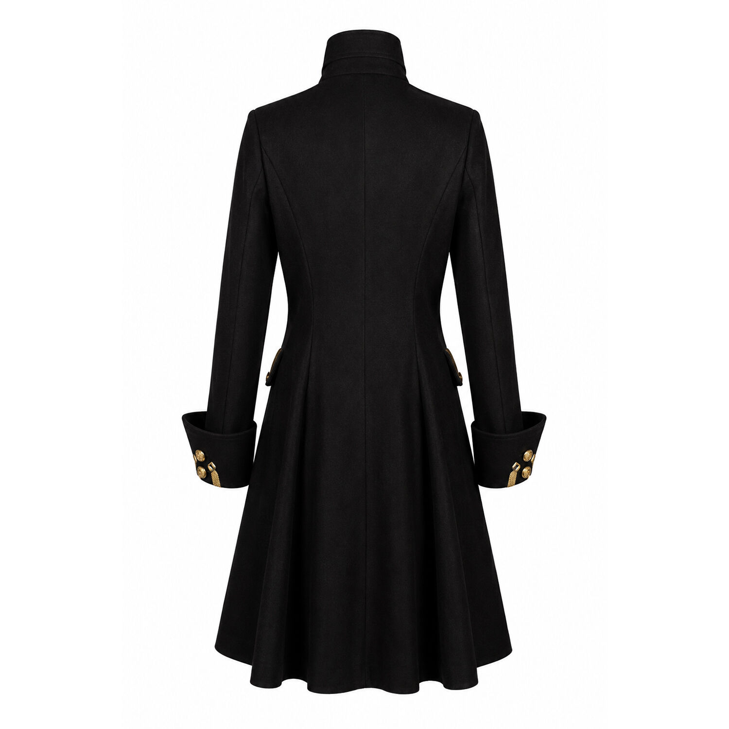 Damen-Kost�m Piraten-Jacke Bonny, schwarz, Gr. XS Bild 2