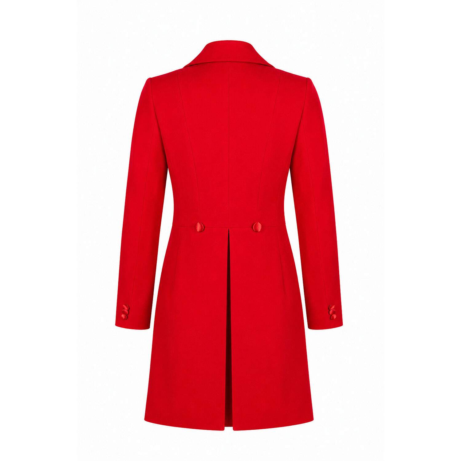 Damen-Kost�m Frack Deluxe, rot, Gr. XS Bild 3