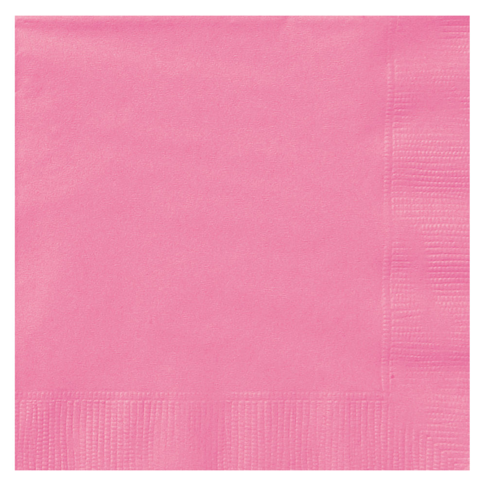 SALE Servietten, Premiumqualitt, Gre ca. 33 x 33 cm, Vorteilspack mit 50 Stck, Farbe: Hot Pink