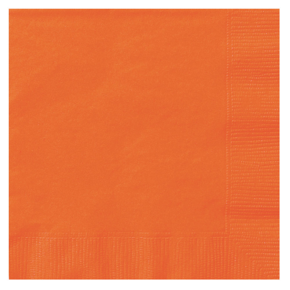 NEU Servietten aus Papier, 20 Stck, Gre ca. 33x33cm, orange