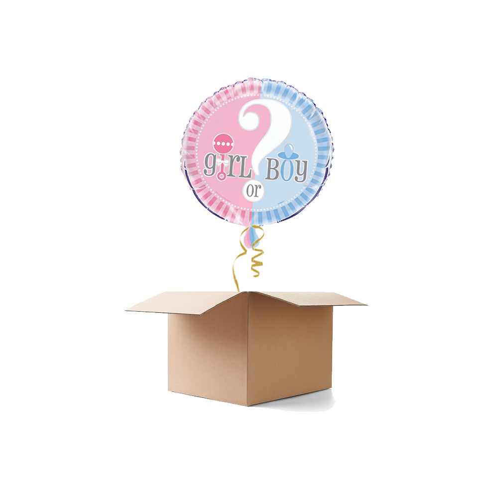 Ballongre Girl or Boy Gender Reveal, 1 Ballon