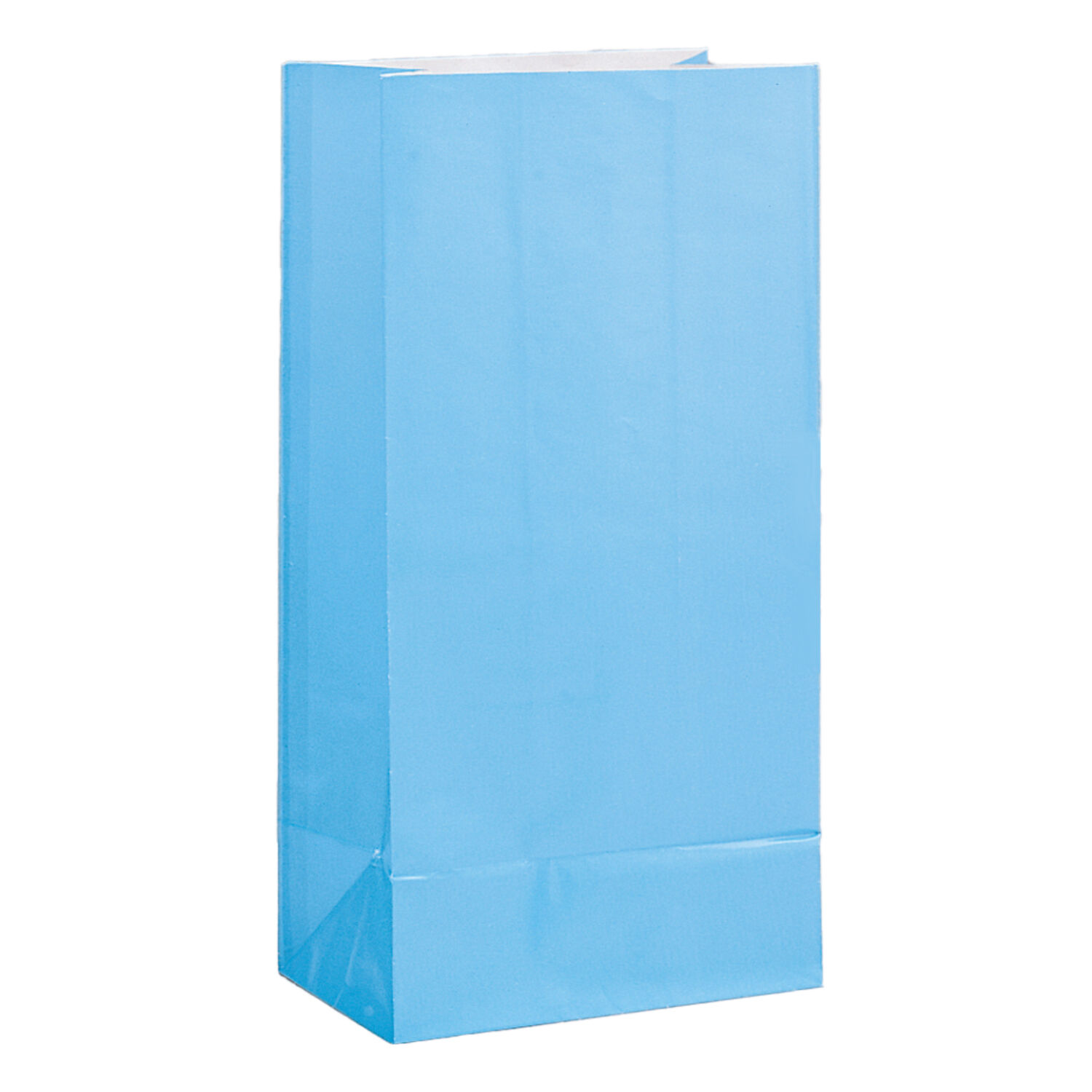 SALE Geschenktten aus Papier, hellblau, 25x12cm, 12 Stck