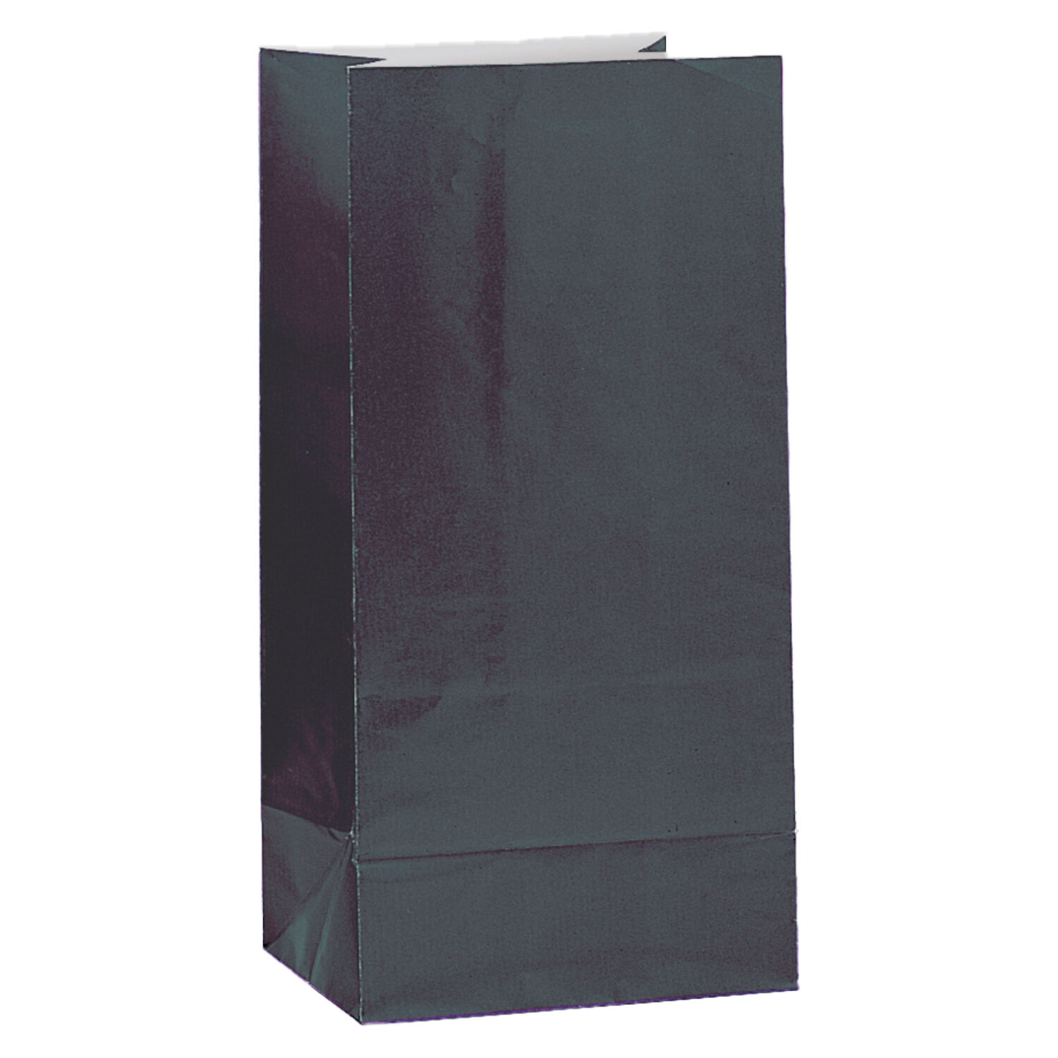 SALE Geschenktten aus Papier, schwarz, 25x12cm, 12 Stck