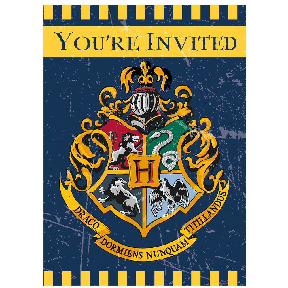 SALE Einladungskarten Kindergeburtstag, Harry Potter, 8 Stück