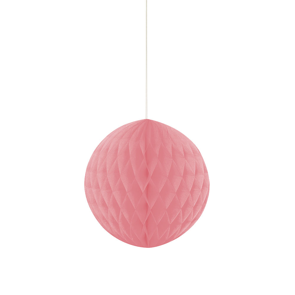 SALE Wabenball / Pompom aus Papier, Raumdeko zum Aufhngen, Gre: ca. 20 cm, Rosa