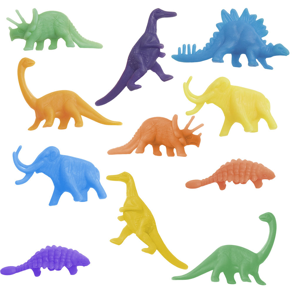 Mitgebsel / Gastgeschenk für Kindergeburtstag Partyspiele / Spielzeug, Dinosaurier-Figuren, 12 Stück