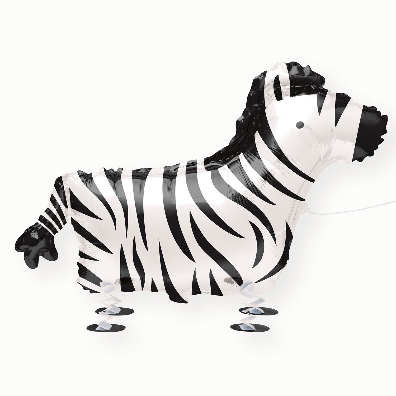 SALE Folienballon Zebra Airwalker, 76 cm