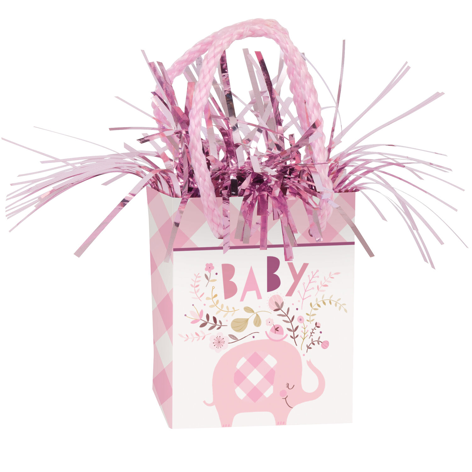 SALE Ballongewicht Babyparty rosa Elefant, 155g