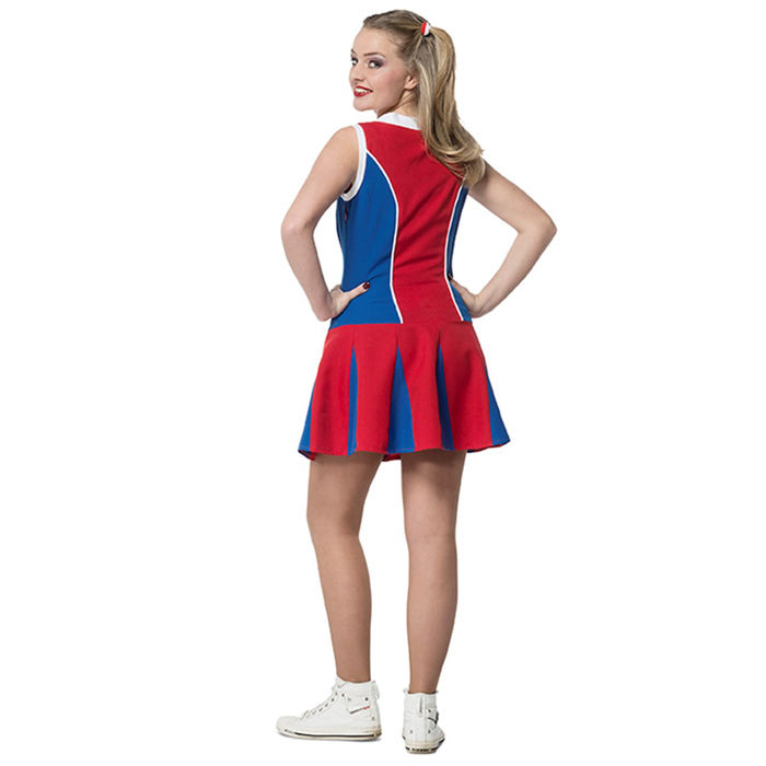 SALE Damen-Kostüm Cheerleader rot-blau Gr. 40 Bild 2