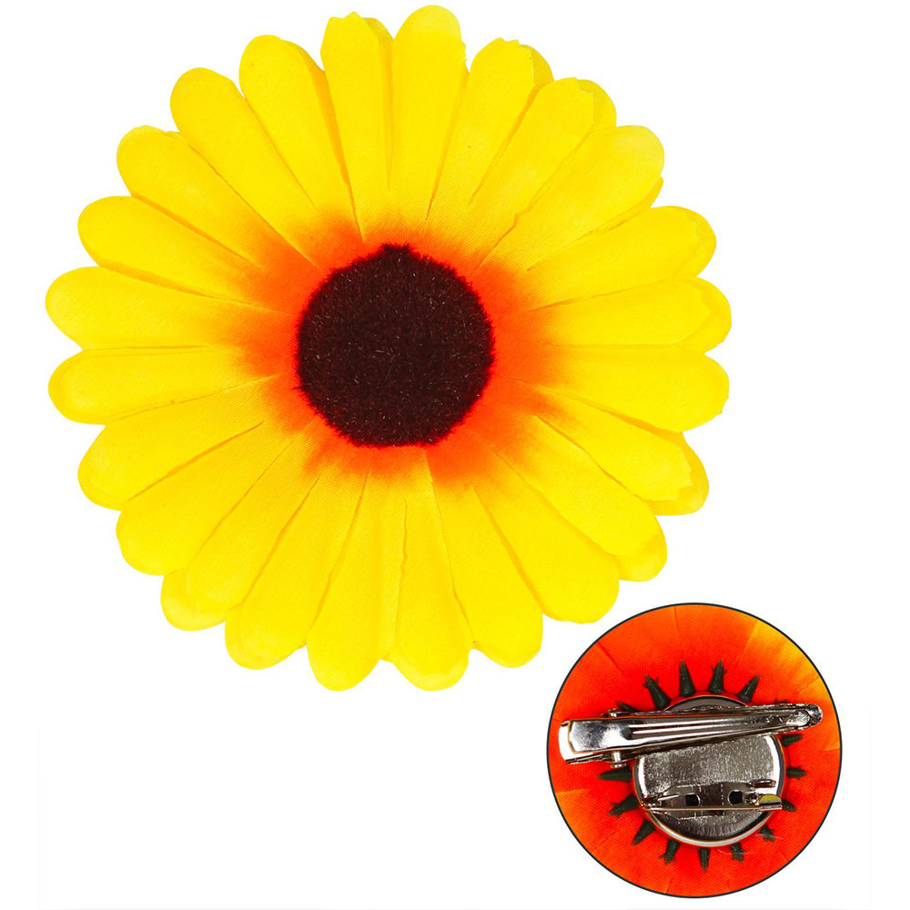 NEU Sonnenblume auf Brosche Bild 3
