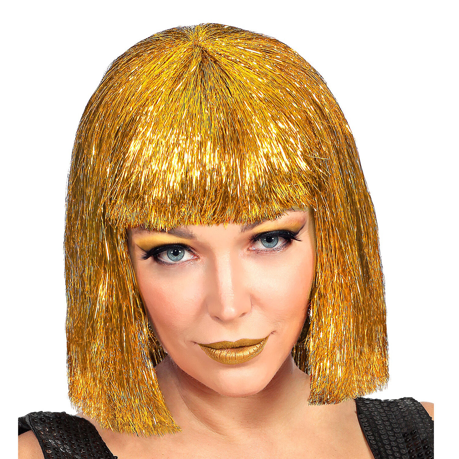 NEU Percke Glitterfolie, gold Bild 2