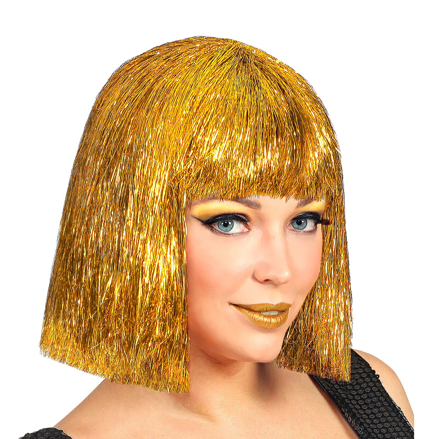 NEU Percke Glitterfolie, gold Bild 3