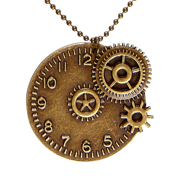 Kette Steampunk, Zifferblatt Bild 2