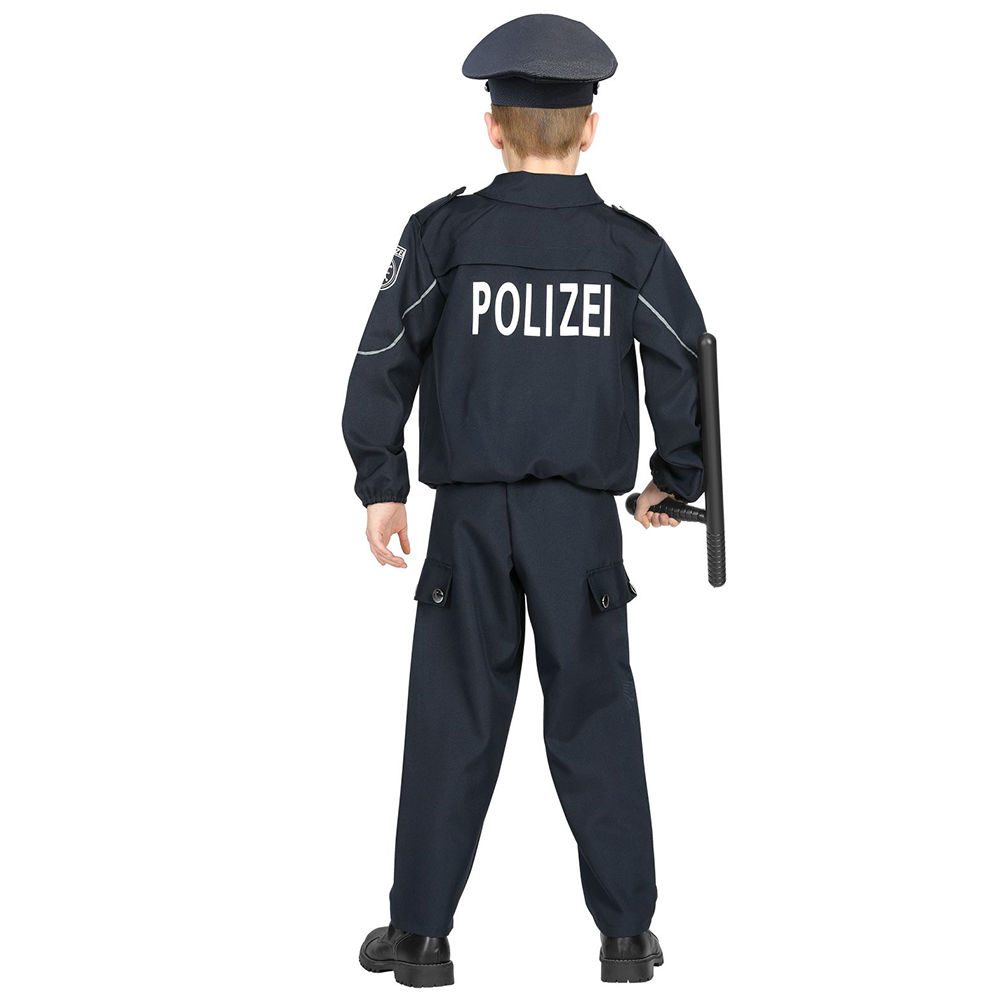 Kinder-Kostüm deutscher Polizist, Gr. 116 Bild 2
