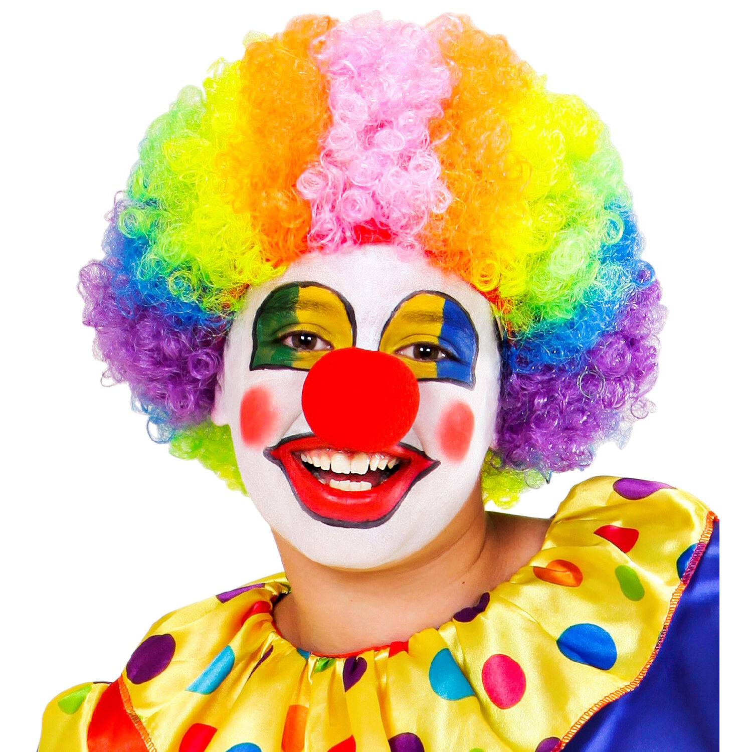 NEU Schminkset Clown, mit 4 Schminkstiften, Make-Up und Pinsel Bild 5