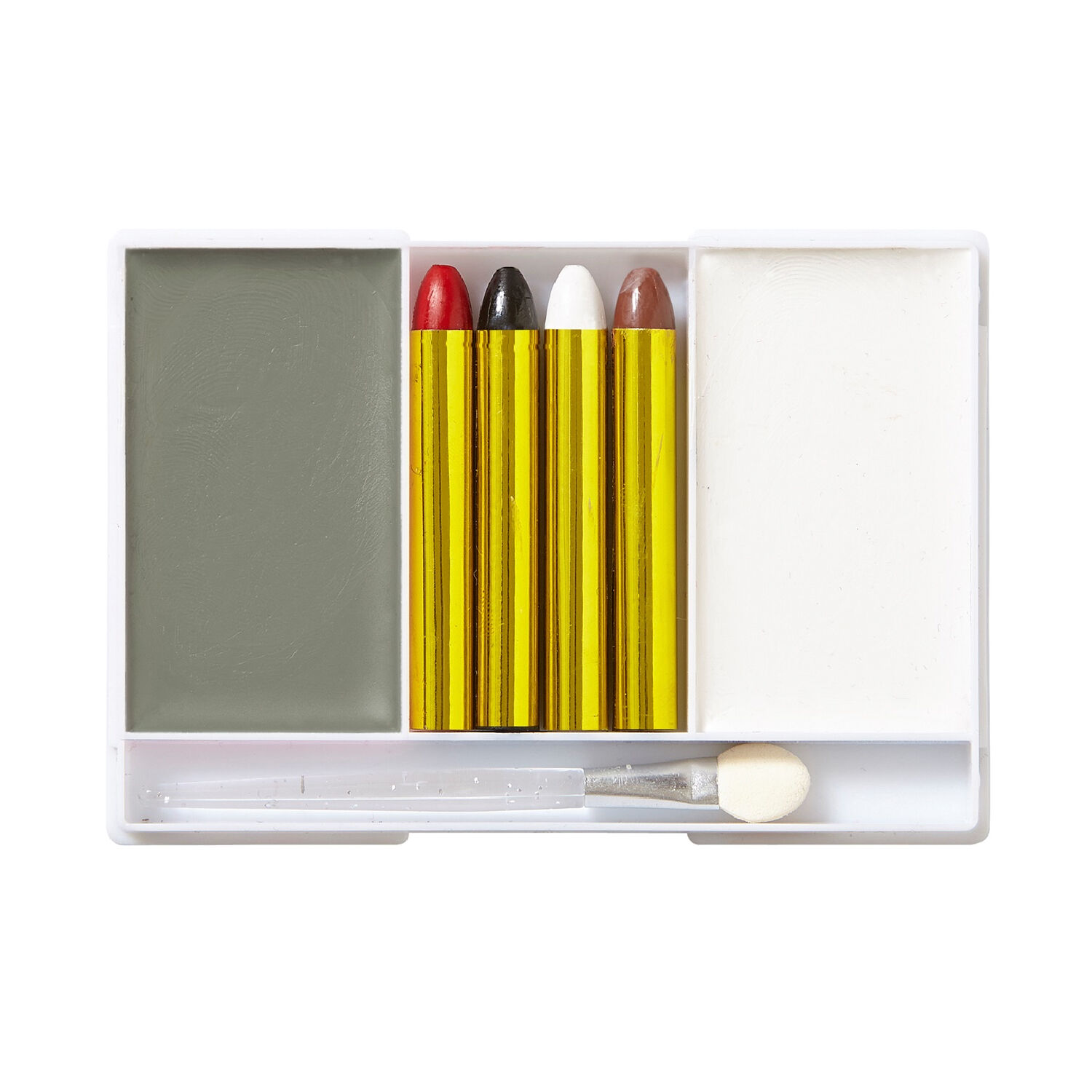 NEU Schminkset Vampir, mit 4 Schminkstiften, Make-Up und Pinsel Bild 2