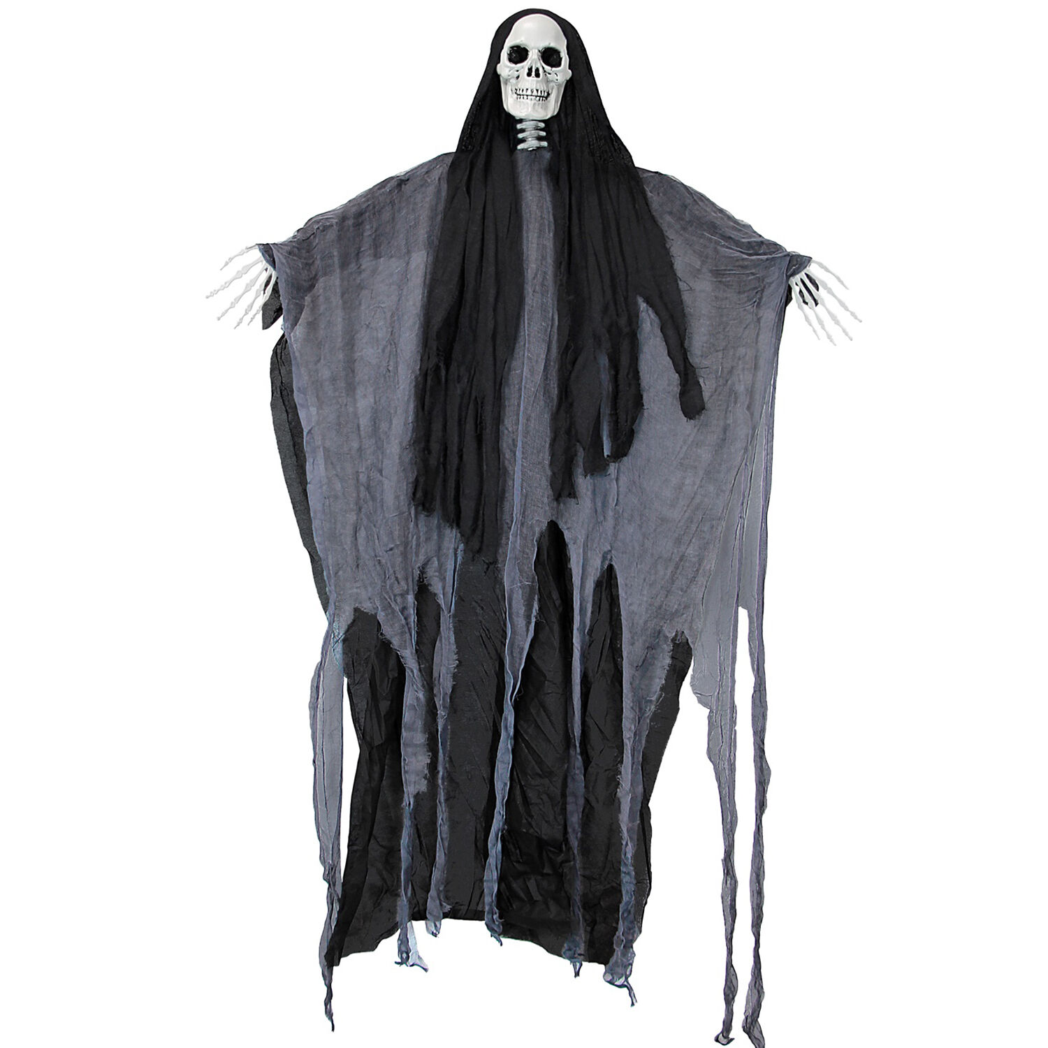 NEU Halloween-Figur SENSENMANN, Länge: 153 cm, Schwarz