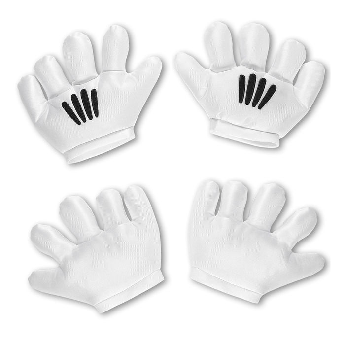 Handschuhe, Cartoon, weiß, one size