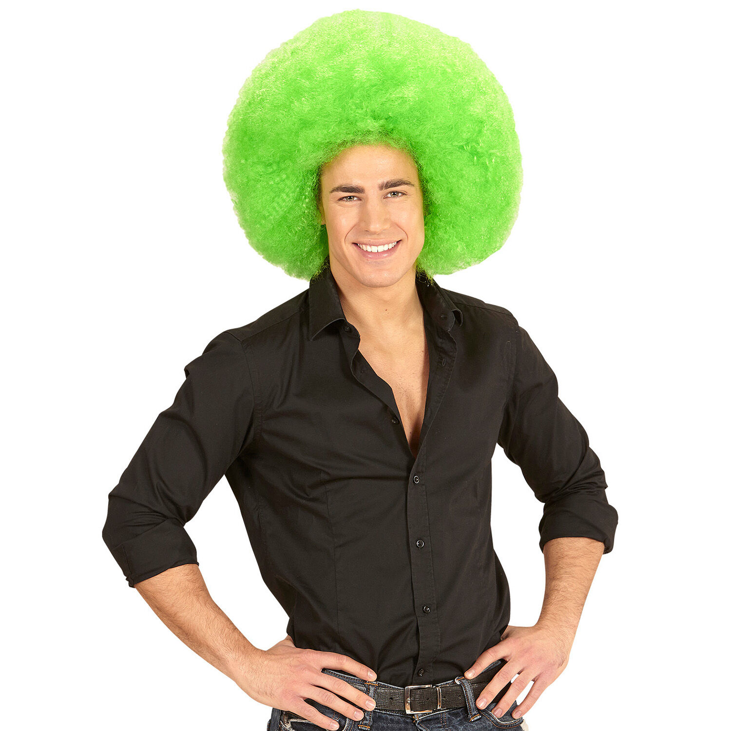 NEU Percke Riesenafro, grn Bild 4