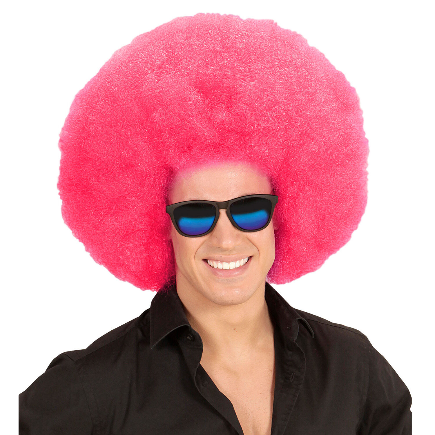 NEU Percke Riesenafro, pink Bild 3