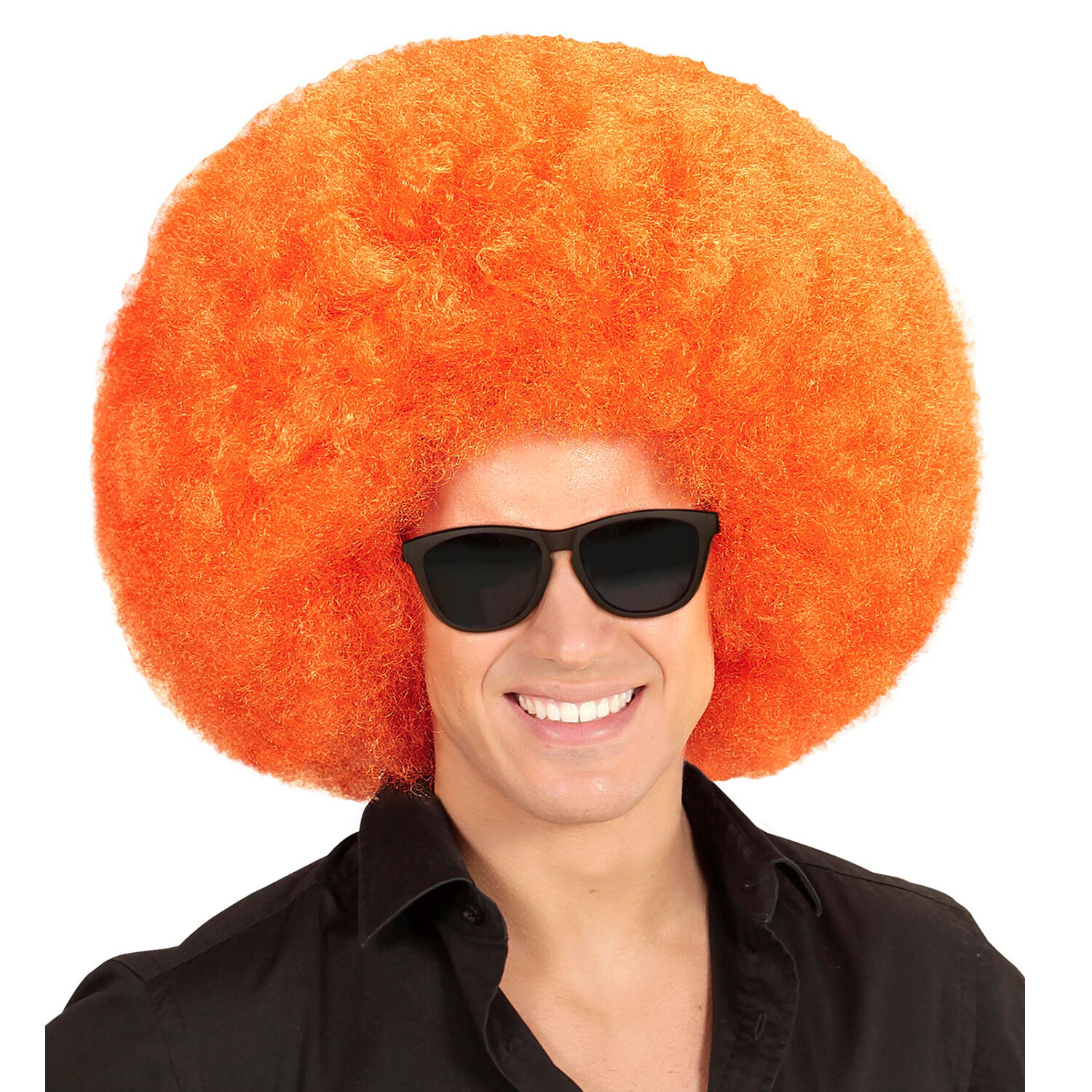 NEU Percke Riesenafro, orange Bild 3